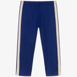 Gucci Boys Blue Jersey Joggers Outlet