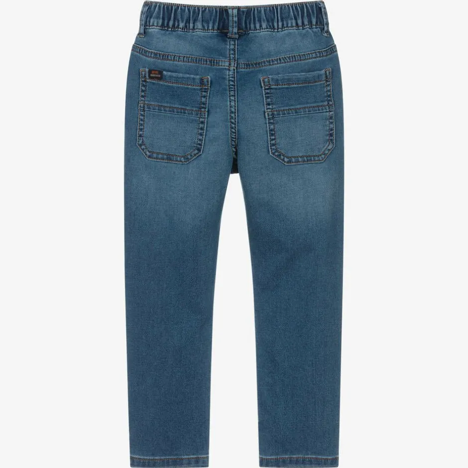 Mayoral Boys Blue Jogger-Fit Jeans Online