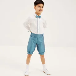 Beatrice amp; George Boys Blue Knickerbocker Shorts Set Online