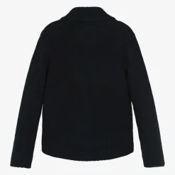 Lapin House Boys Blue Knitted Cardigan Online