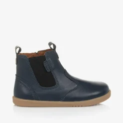 Bobux IWalk Boys Blue Leather Ankle Boots Online