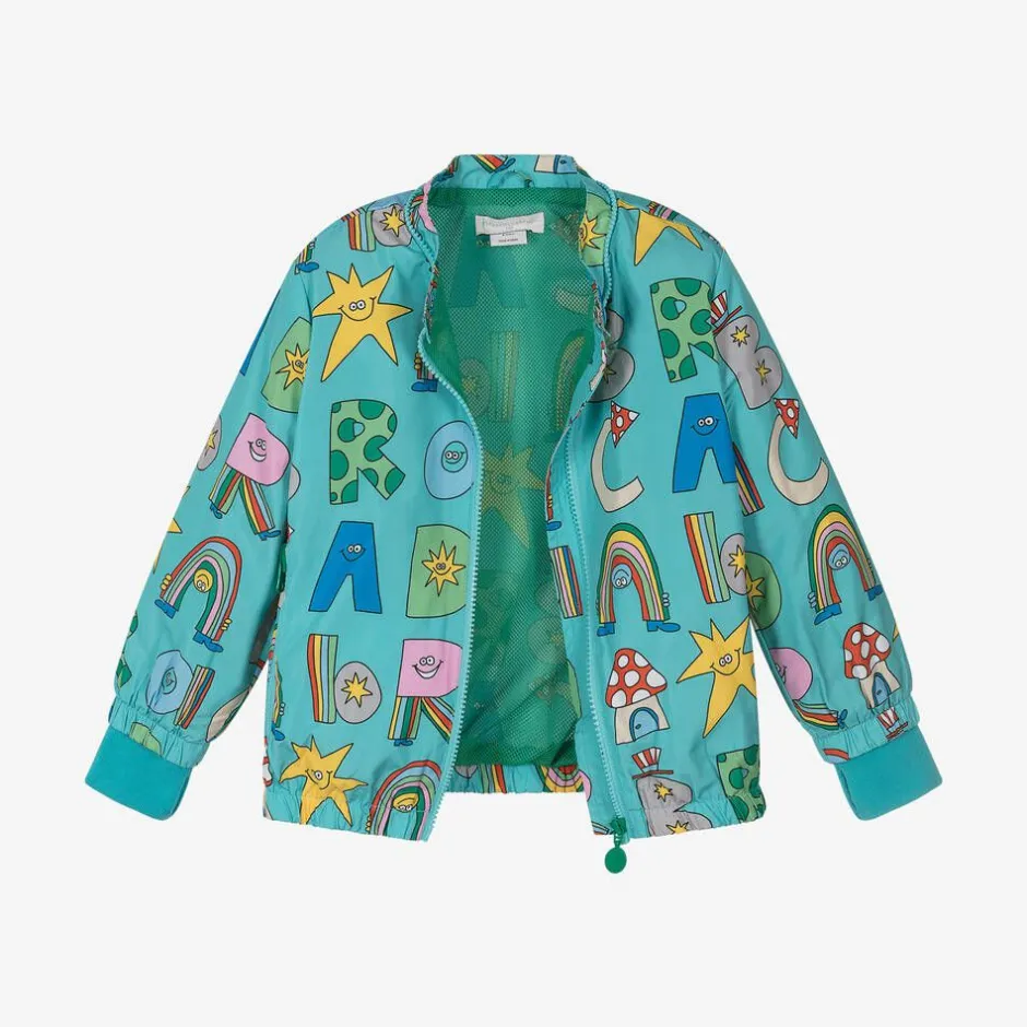 Stella McCartney Kids Boys Blue Magical Letters Jacket