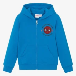 iDO Baby Boys Blue Marvel Zip-Up Top New