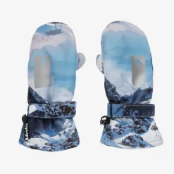Molo Boys Blue Mountain Ski Thermal Mittens MountainHigh Best