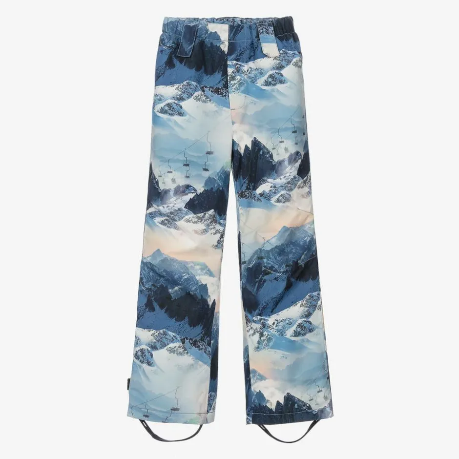 Molo Boys Blue Mountain Ski Trousers New