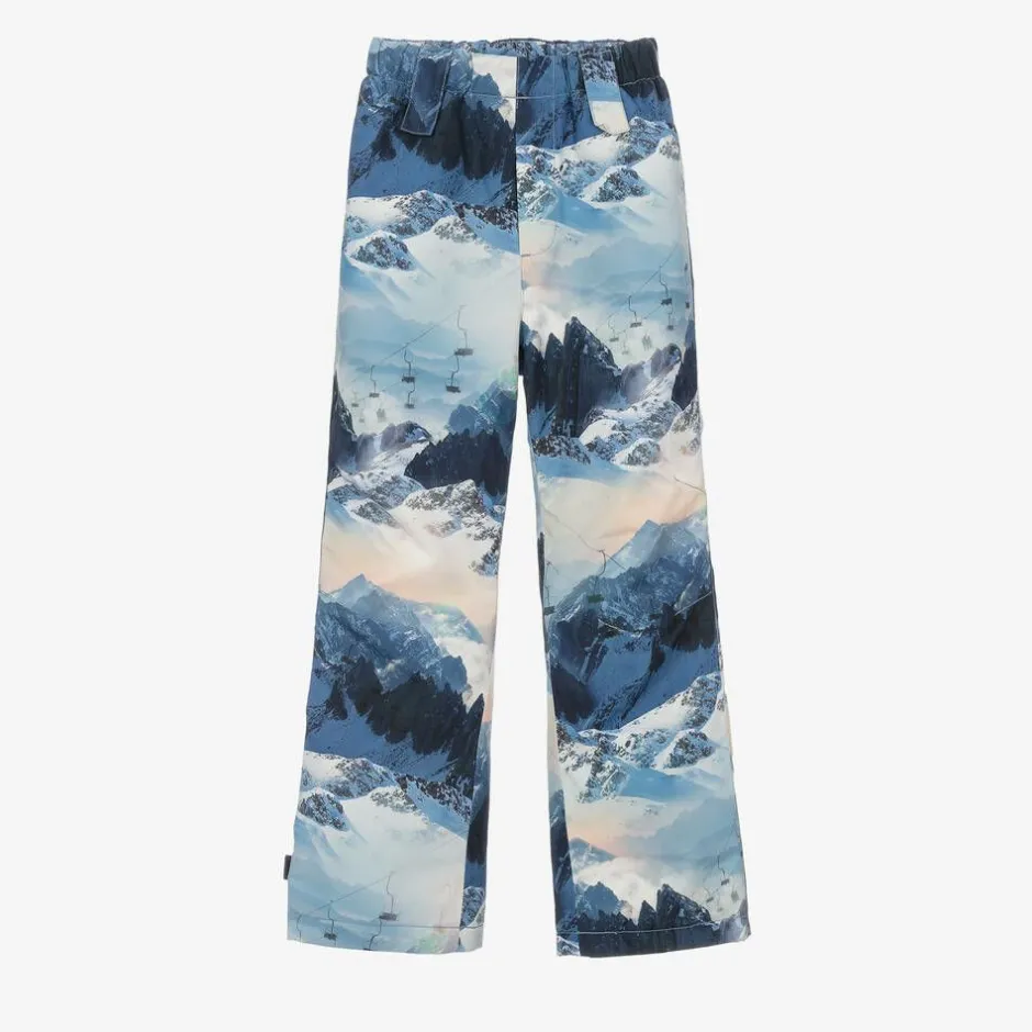 Molo Boys Blue Mountain Ski Trousers New
