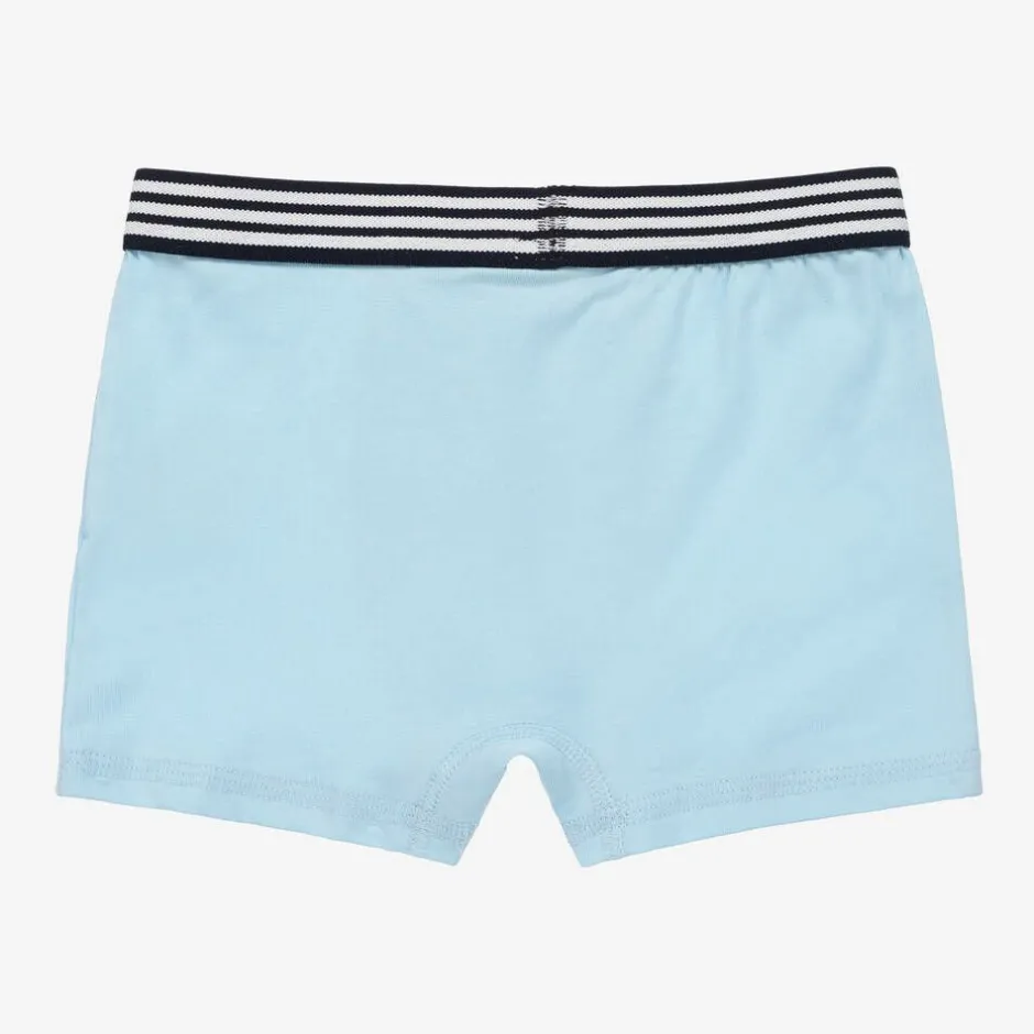 Childrensalon Essentials Boys Blue Organic Boxer Briefs (5 Pack) Best