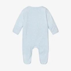 Kissy Kissy Boys Blue Pima Cotton Crescent Moonlight Babygrow Discount