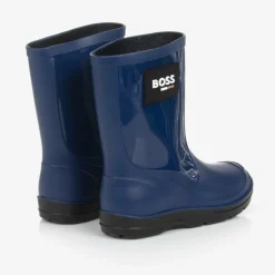 BOSS Boys Blue Rain Boots Online