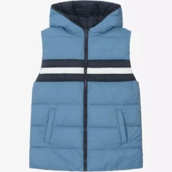 Mayoral Boys Blue Reversible Gilet Online