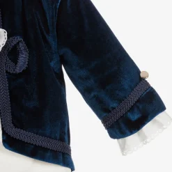 Andreeatex Boys Blue Satin & Velvet Suit Hot