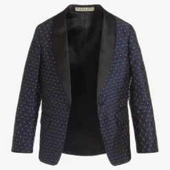 Romano Boys Blue Satin Suit Discount