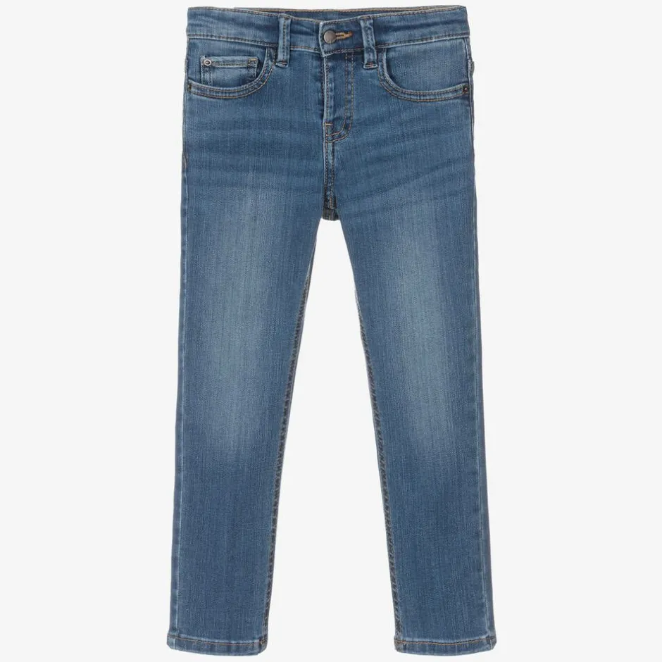 Mayoral Boys Blue Slim Fit Denim Jeans Sale