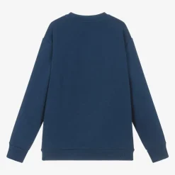 Mayoral Nukutavake Boys Blue Slogan Sweatshirt Online