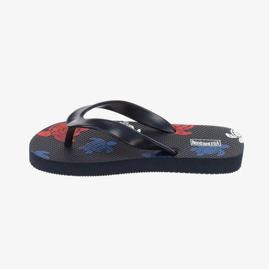 Vilebrequin Boys Blue Turtle Flip Flops Clearance