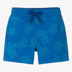 Vilebrequin Boys Blue Turtle Swim Shorts Outlet