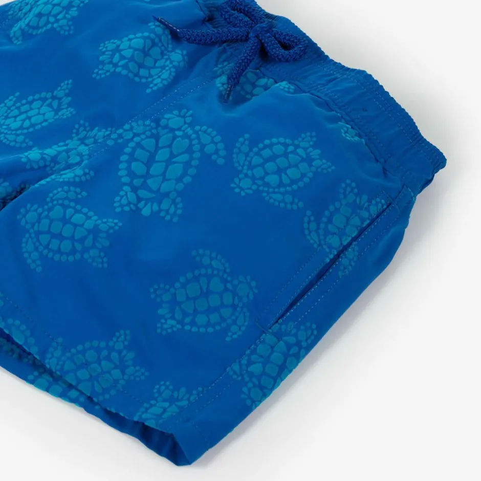 Vilebrequin Boys Blue Turtle Swim Shorts Outlet