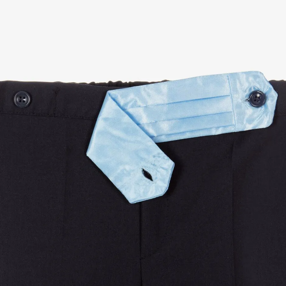 Andreeatex Boys Blue Velour Suit Outlet