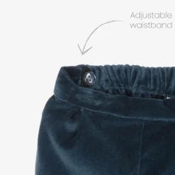 Sarah Louise Boys Blue Velvet Hand-Smocked Buster Suit Discount