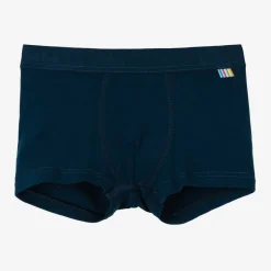 Joha Boys Blue Viscose Bamboo Boxer Shorts Clearance