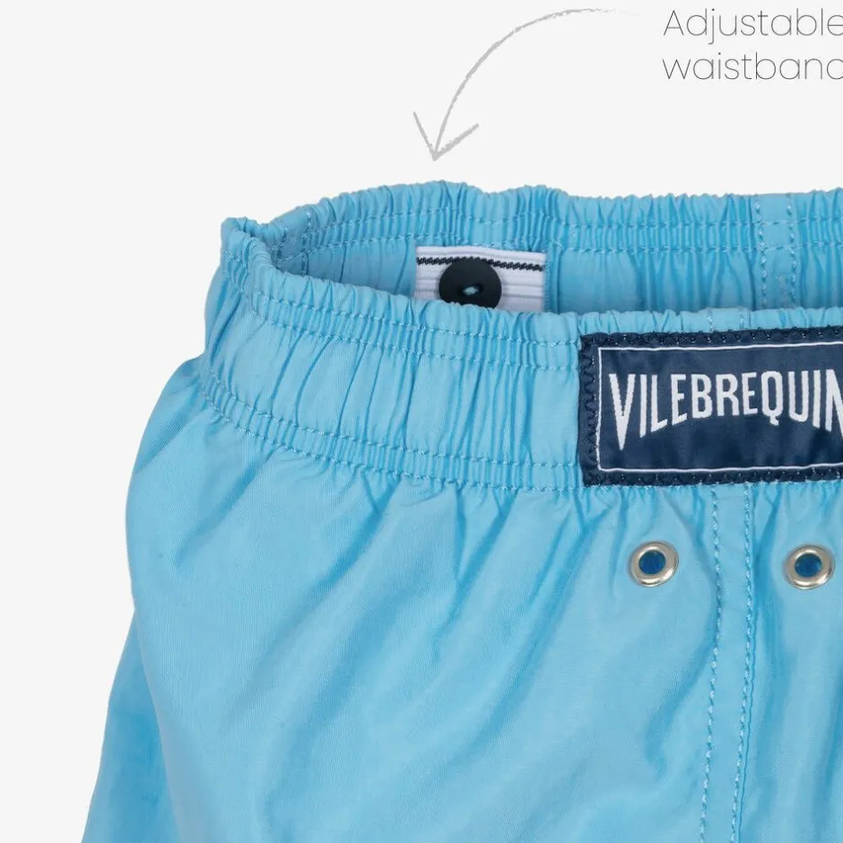 Vilebrequin Boys Blue Water-Reactive Swim Shorts