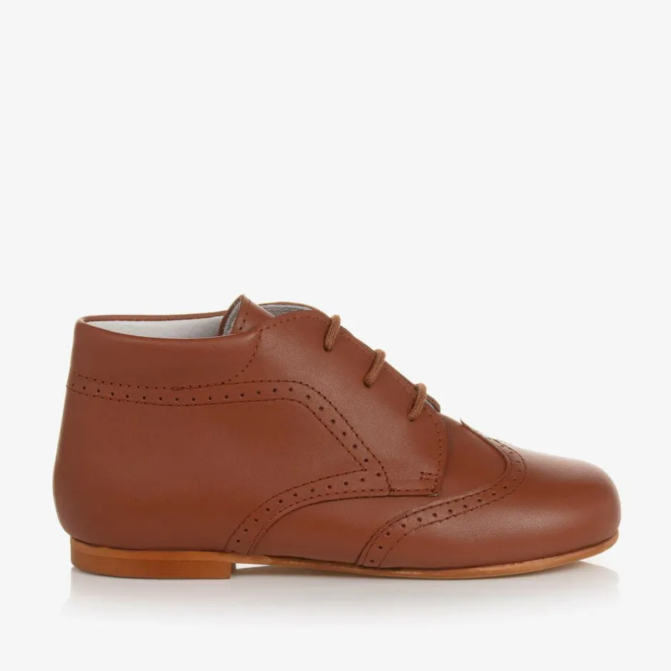 Childrens Classics Boys Brown Brogue Shoes Sale