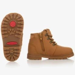 Chipmunks Boys Brown Faux Leather Boots Best