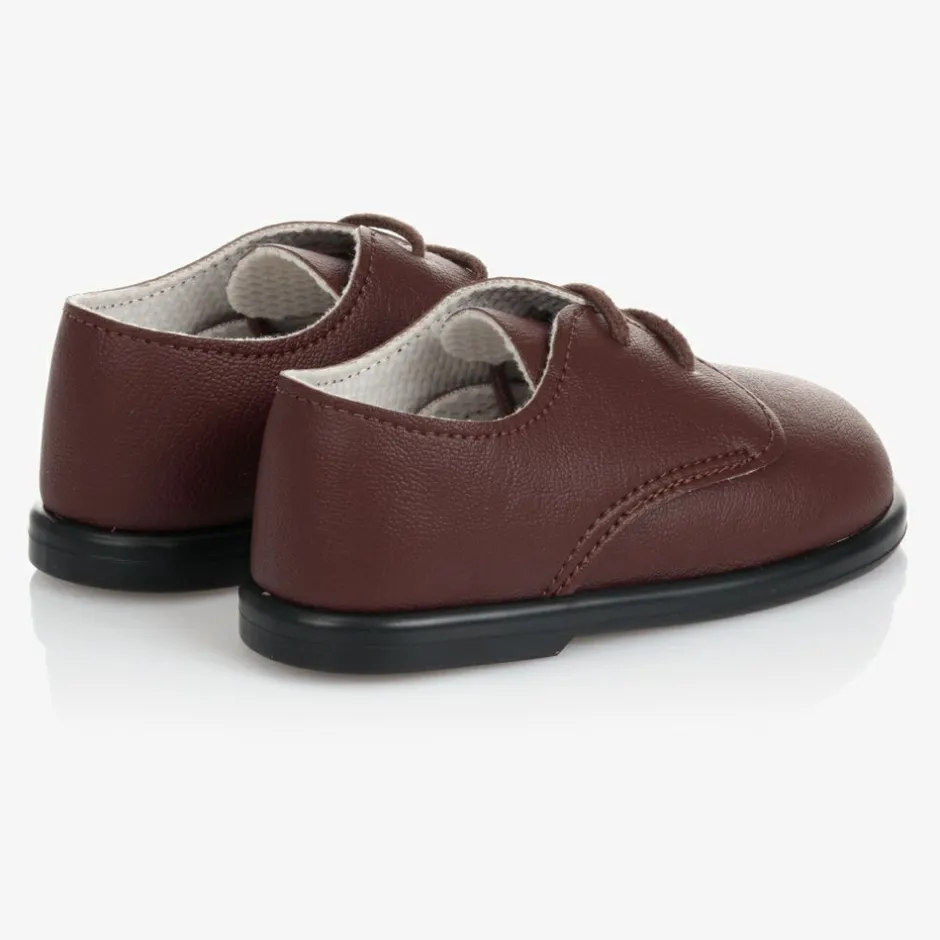 Early Days Boys Brown First Walker Shoes Clearance