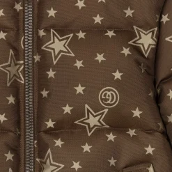 Gucci Boys Brown GG Down-Padded Puffer Jacket Hot