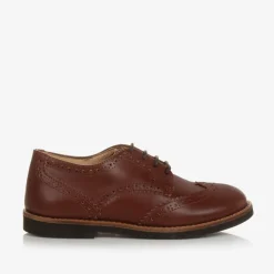 Beatrice amp; George Boys Brown Leather Lace-Up Brogues Sale