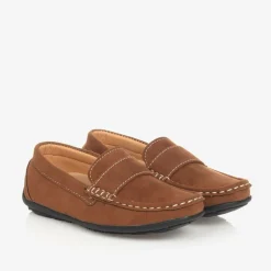 Sevva Boys Brown Loafers Online