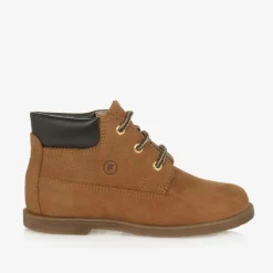 Falcotto by Naturino Boys Brown Nubuck Leather Boots Online
