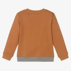 Stella McCartney Kids Boys Brown Organic Horse Sweatshirt Online