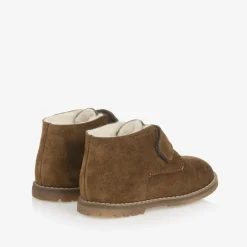 Tartine et Chocolat Boys Brown Suede First Walker Boots New