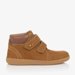 Bobux Kid + Boys Brown Suede Leather Boots Sale
