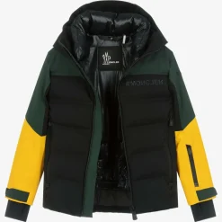 Moncler Enfant Boys Colourblock Montmiral Ski Jacket Clearance