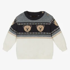 Mayoral Boys Cotton & Wool Knit Sweater Best