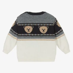 Mayoral Boys Cotton & Wool Knit Sweater Best
