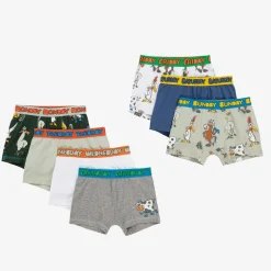 Stella McCartney Kids Boys Cotton Animal Boxer Shorts (7 Pack) Best