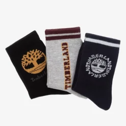 Timberland Boys Cotton Ankle Socks (3 Pack) Sale
