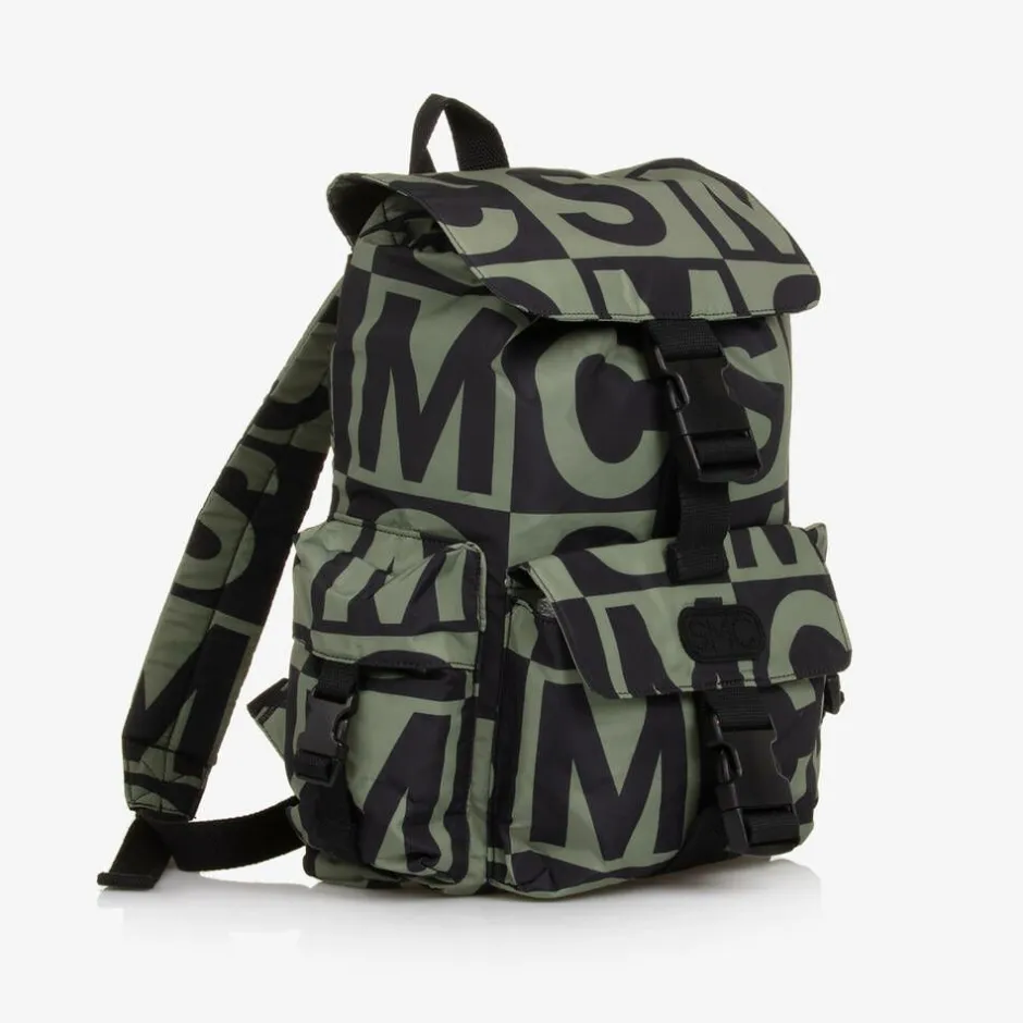 Stella McCartney Kids Boys Green & Black Backpack (32cm) Sale
