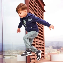 iDO Baby Boys Green Cotton Cargo Trousers Discount