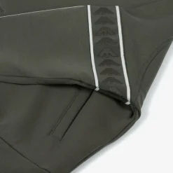 Emporio Armani Boys Green Cotton Eagle Hoodie