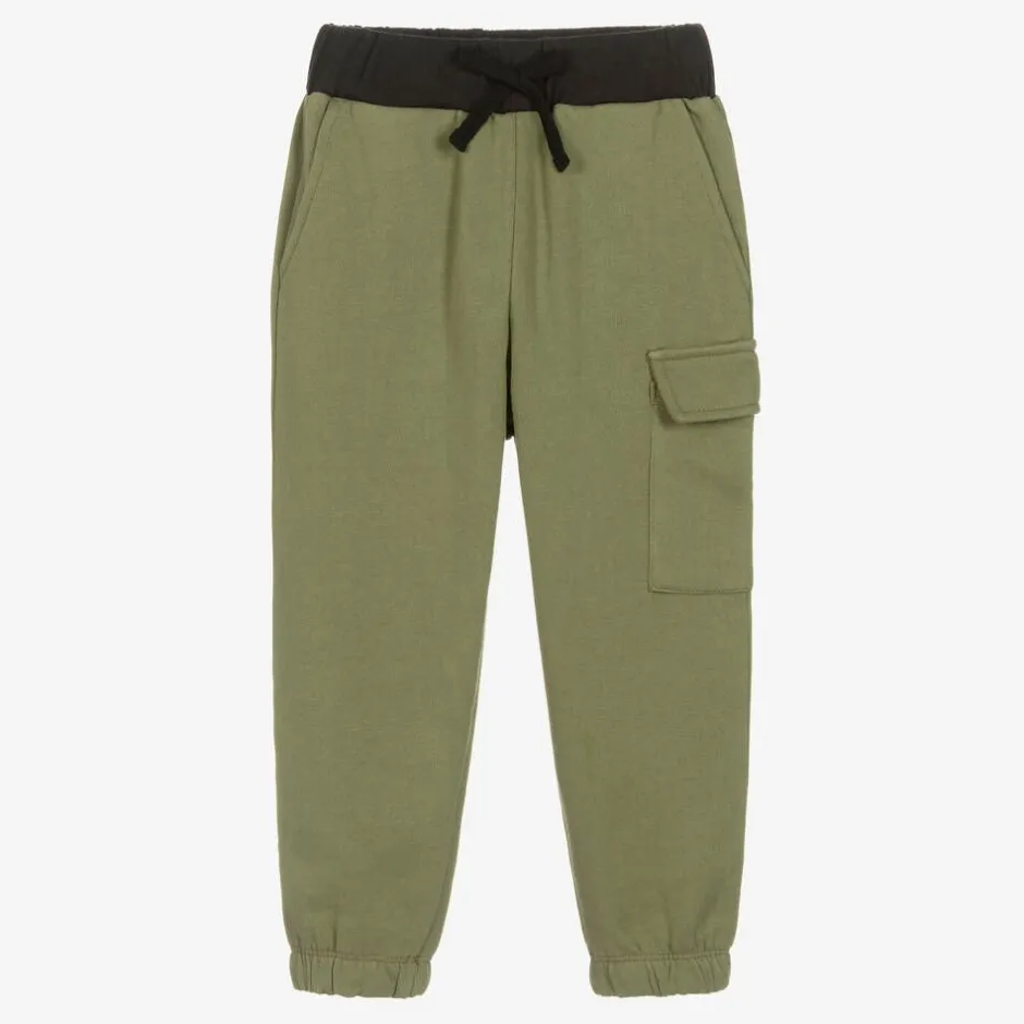 Joyday Boys Green Cotton Jersey Joggers Best