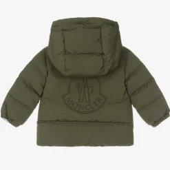 Moncler Enfant Boys Green Eric Down Puffer Jacket Sale