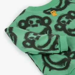 Rock Your Baby Boys Green Graffiti Monkey Sweatshirt Clearance