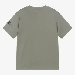 Nike Boys Green Graphic Print Cotton T-Shirt Best