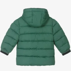 Mayoral Boys Green Hooded Puffer Coat Online