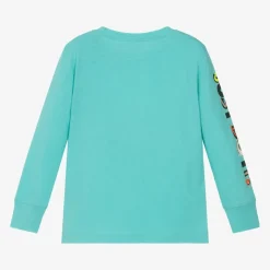 Nike Boys Green Just Do It Cotton Top Hot