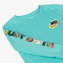Nike Boys Green Just Do It Cotton Top Hot